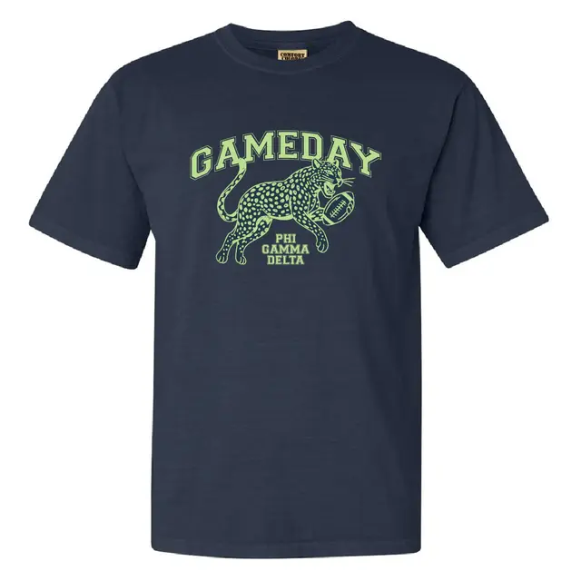 Phi Gamma Delta Leopard Football Game Day Shirt 2