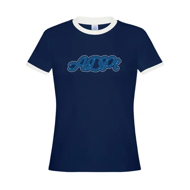 Alpha Delta Pi Hand Drawn Lettering Rush Shirt 2