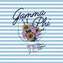 Gamma Phi Beta Floral Bouquet Mom's Weekend Sweater