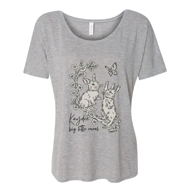 Kappa Delta Bunny and Blossom Big Little Reveal Shirt 2