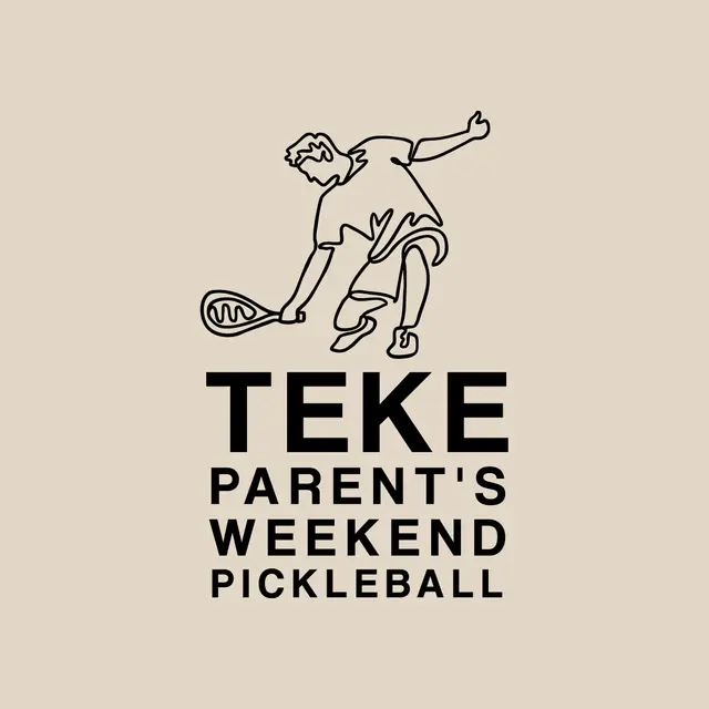 Tau Kappa Epsilon Pickleball Player Parents Weekend Hoodie