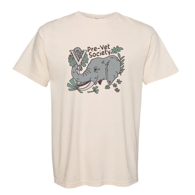 Pre-Vet Society Elephant and Foliage PR Shirt 2