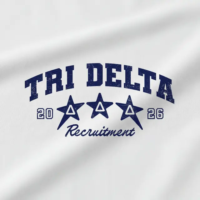 Delta Delta Delta Star Graphic Rush Shirt