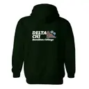 Delta Chi Bear and Flowers Graphic PR Hoodie 2