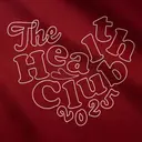 Health Club Heart-shaped Text Outlined in White PR Tank