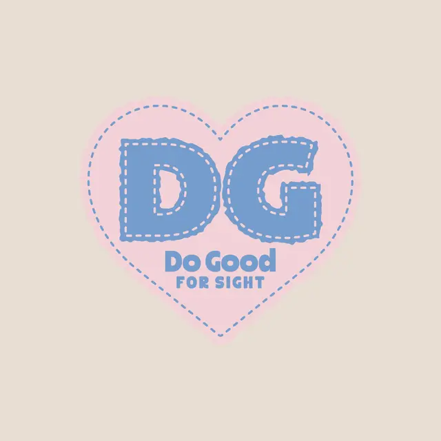 Delta Gamma Heart Stitch Lettering Philanthropy Shirt