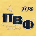 Pi Beta Phi Vertical Stripe Lettering PR Hoodie