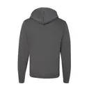 American Apparel Unisex Flex Fleece Zip Hoodie f497w Asphalt Back