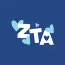 Zeta Tau Alpha Heart Motif Text PR Shorts