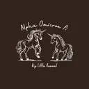 Alpha Omicron Pi Unicorn Illustration Big Little Reveal Tank