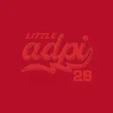 Alpha Delta Pi Retro Script with Shadow Big Little Reveal Shirt