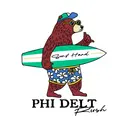 Phi Delta Theta Surfing Bear Rush Crewneck