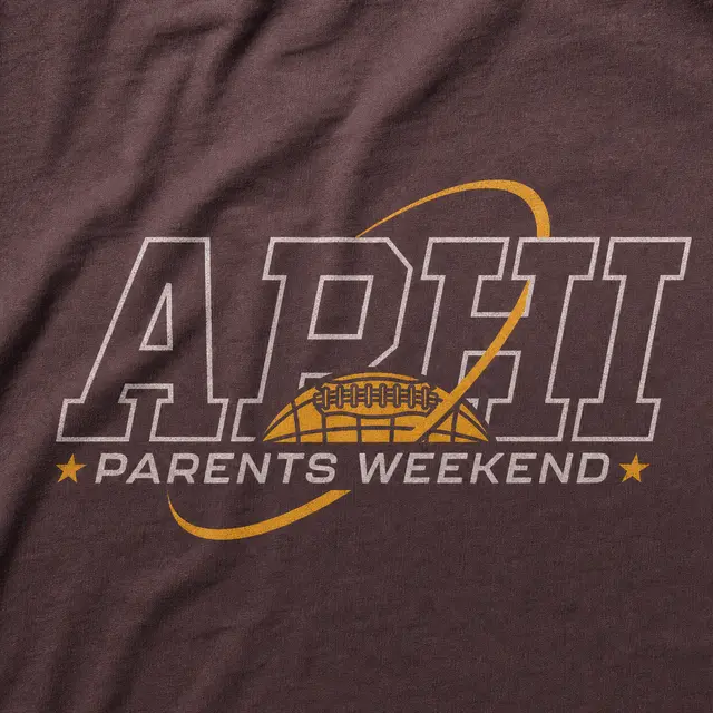 Alpha Phi Football Graphic Parents Weekend Crewneck