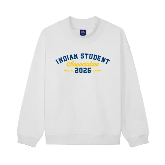 Indian Student Association Curved Lettering PR Sweater 2