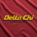 Delta Chi Bold Lettering Stars PR Hoodie