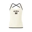 Delta Delta Delta Block Lettering with Stars Rush Tank 2