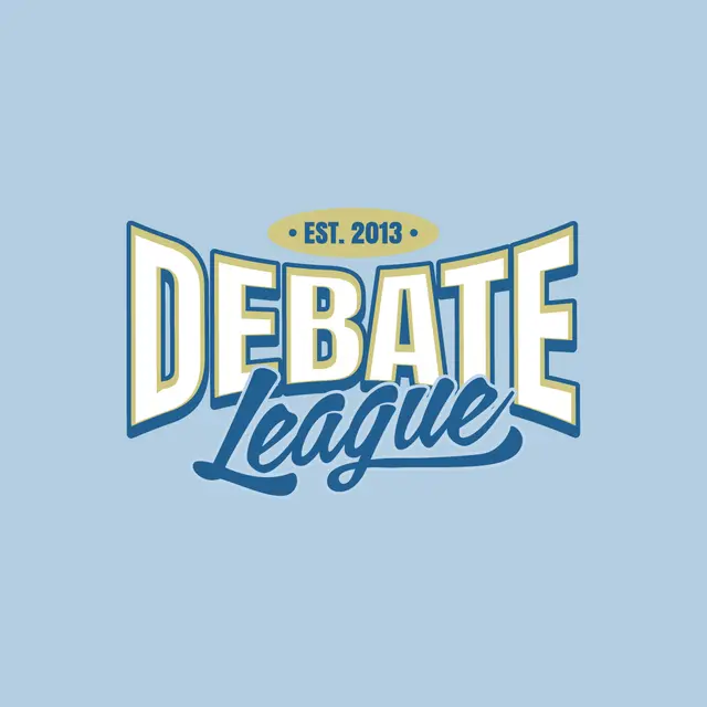 Debate League Bold Block Lettering PR Shirt