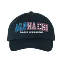 Alpha Chi Omega Patriotic Block Lettering Parents Weekend Hat 2