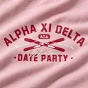 Alpha Xi Delta Crossed Arrows Date Party Hoodie