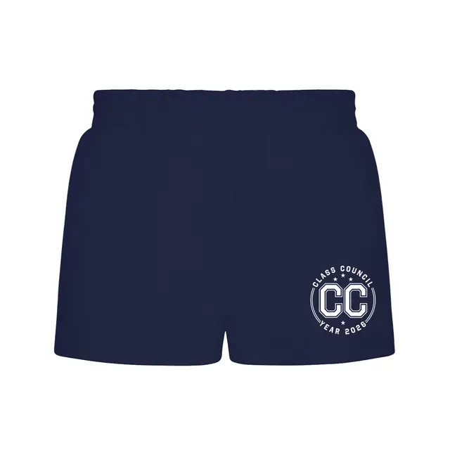 Class Council Stacked Serif Text PR Shorts 2