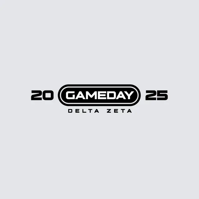 Delta Zeta Bold Oval Game Day Shirt