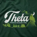 Kappa Alpha Theta Curved Script Nature Scene Parent's Weekend Shirt