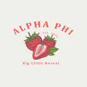 Alpha Phi Strawberry Illustration Big Little Reveal Shirt