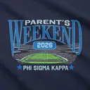 Phi Sigma Kappa Stadium Graphic Parent's Weekend Shirt