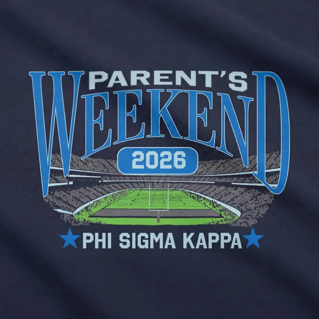 Phi Sigma Kappa Stadium Graphic Parent's Weekend Shirt