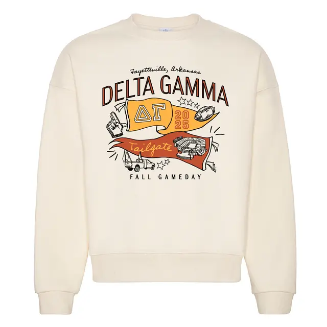Delta Gamma Banners and Football Game Day Sweater 2
