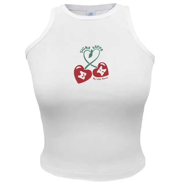 Sigma Kappa Heart Cherries Big Little Reveal Tank 2
