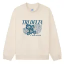 Delta Delta Delta Floral Hibiscus Parent's Weekend Crewneck 2