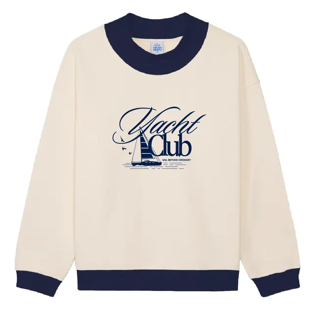 Yacht Club Sailboat Graphic PR Sweater 2