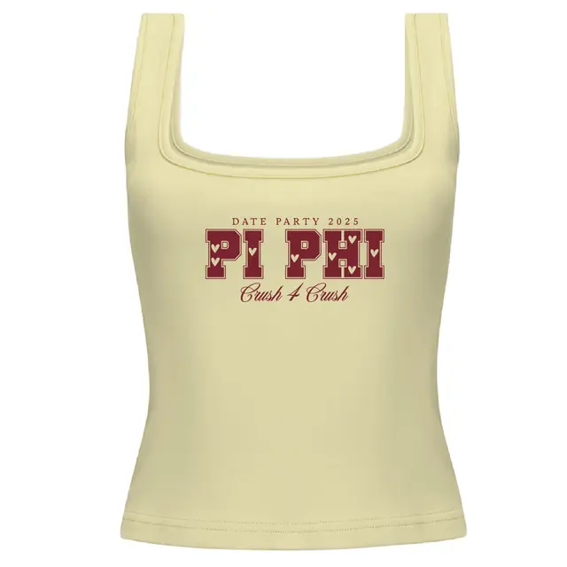 Pi Beta Phi Heart Lettering Date Party Tank 2