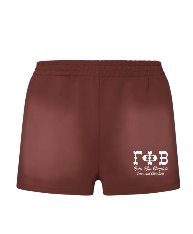 Gamma Phi Beta Stacked Serif Text PR Shorts