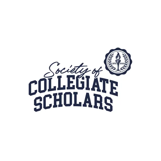 Society of Collegiate Scholars Script and Crest PR Crewneck