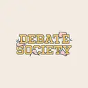 Debate Society Checker Pattern Text PR Sweater