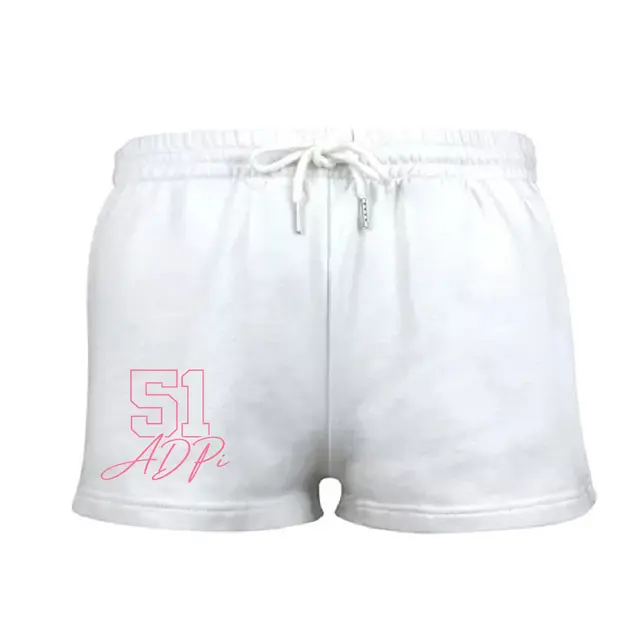 Alpha Delta Pi Stacked Serif Text PR Shorts 2
