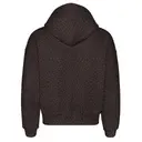 Fresh Prints FP109 Leopard Print Heavy weight Hoodie Chocolate Back