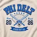 Phi Delta Theta Crossed Bats Graphic Philanthropy Crewneck