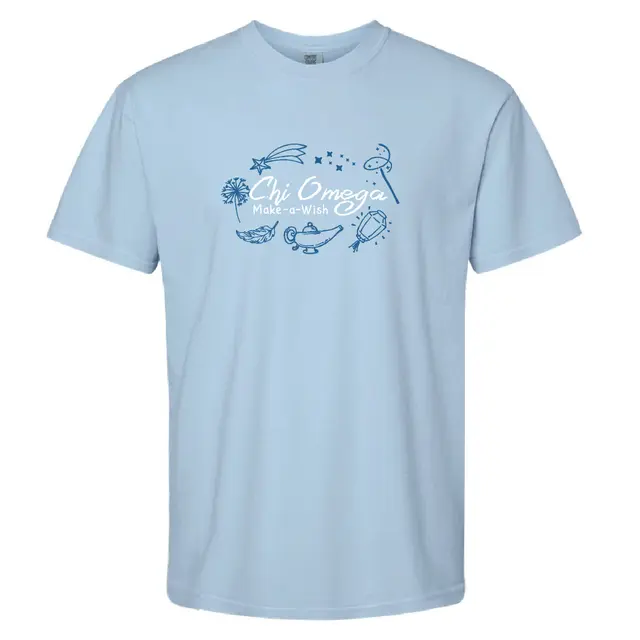 Chi Omega Make-a-Wish Starry Philanthropy Shirt 2