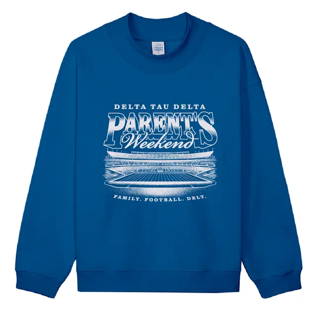 Delta Tau Delta Football Stadium Parent's Weekend Crewneck 2