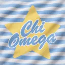 Chi Omega Simple Star Illustration PR Sweater