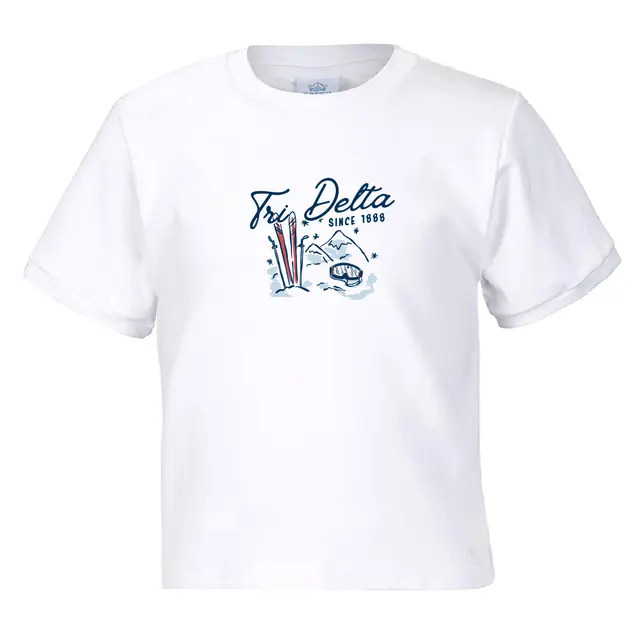 Delta Delta Delta Ski Mountain Scene PR Shirt 2