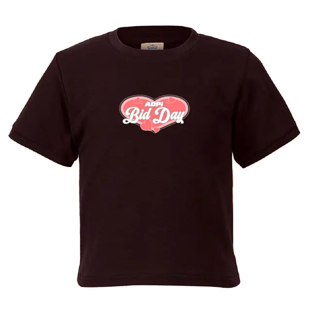 Alpha Delta Pi Heart Illustration Bid Day Shirt 2