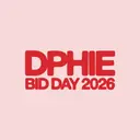 Delta Phi Epsilon Bold Red Texts Bid Day Tank