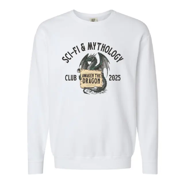 Sci-Fi & Mythology Club Dragon Illustration PR Crewneck 2