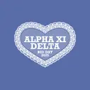 Alpha Xi Delta Lace Heart Bid Day Hoodie