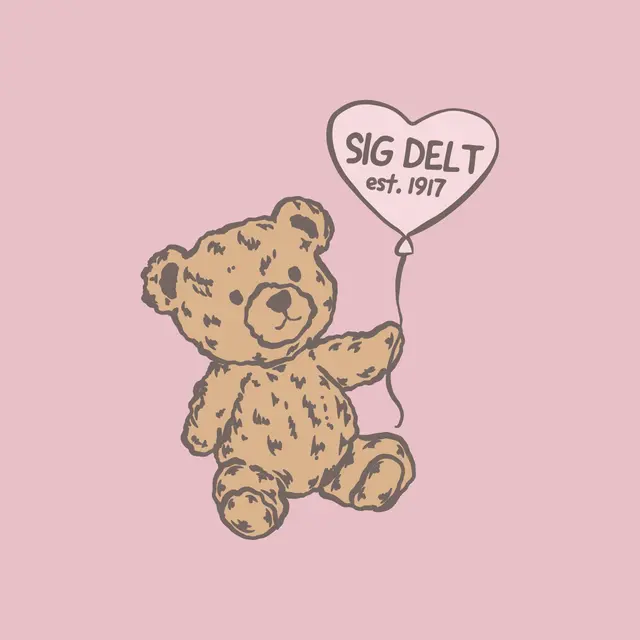 Sigma Delta Tau Teddy Bear Balloon PR Tank