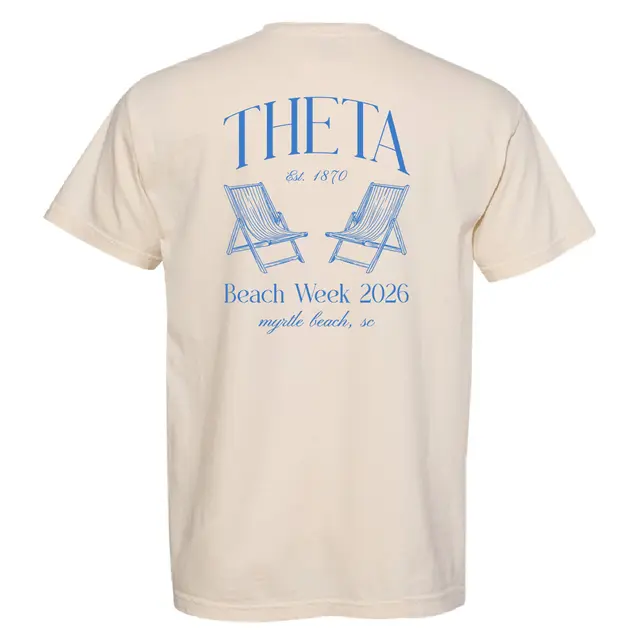 Kappa Alpha Theta Deck Chairs Spring Break Shirt 2